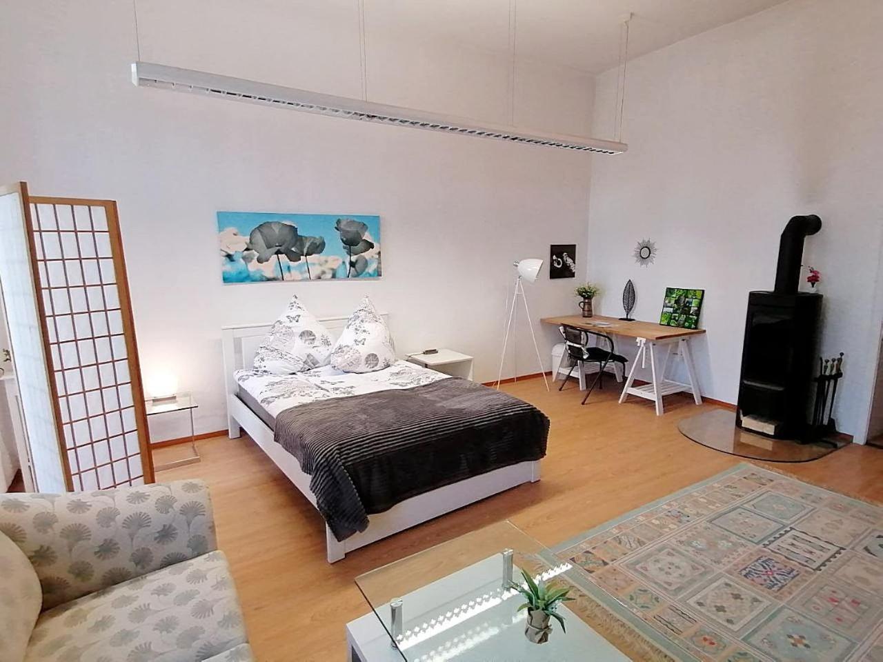 Nr 3 Grosszuegiges Kamin-Zimmer Mit King-Size Bett Im Zentrum Annaberg-Buchholz Buitenkant foto